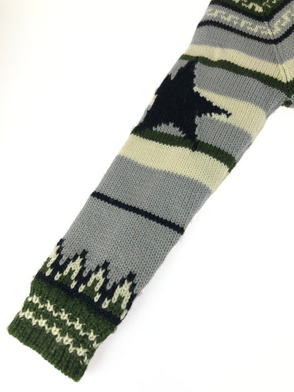 【現状渡し品】【メンズ】 BAPE COWICHAN KNIT JACKET 001KN9601602 ベイプ カウチン ニット ジャケット アウター 142-251202-na-05-tag サイズ：M カラー：マルチカラー 万代Net店