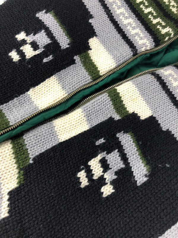 【現状渡し品】【メンズ】 BAPE COWICHAN KNIT JACKET 001KN9601602 ベイプ カウチン ニット ジャケット アウター 142-251202-na-05-tag サイズ：M カラー：マルチカラー 万代Net店