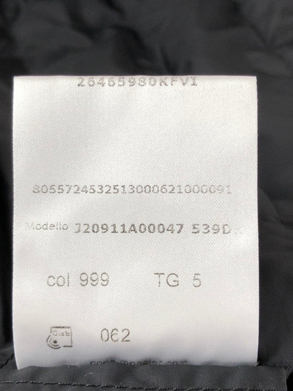 【中古品】【メンズ】 DUSLER GIUBBOTTO J20911A00047 ダウンジャケット アウター 141-251202-na-11-tag サイズ：5 カラー：ブラック 万代Net店