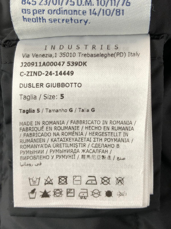 【中古品】【メンズ】 DUSLER GIUBBOTTO J20911A00047 ダウンジャケット アウター 141-251202-na-11-tag サイズ：5 カラー：ブラック 万代Net店