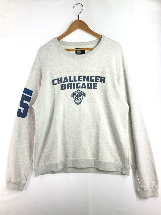【中古品】【メンズ】 CHALLENGER チャレンジャー BRIGADE SWEAT GREY CLG-SW 021-010 ブリゲード スウェットシャツ トレーナー トップス 142-251203-rt-13-tag サイズ：L カラー：グレー 万代Net店