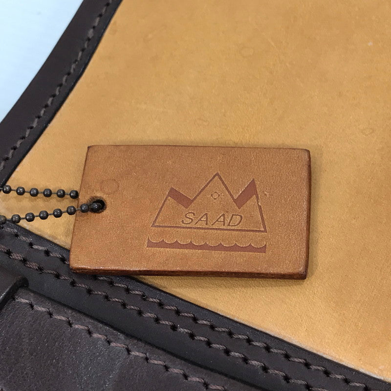 【中古品】【メンズ】 SAAD サード LEATHER TOTE BAG レザー トートバッグ カバン 188-251205-rt-20-tag カラー：ブラウン 万代Net店