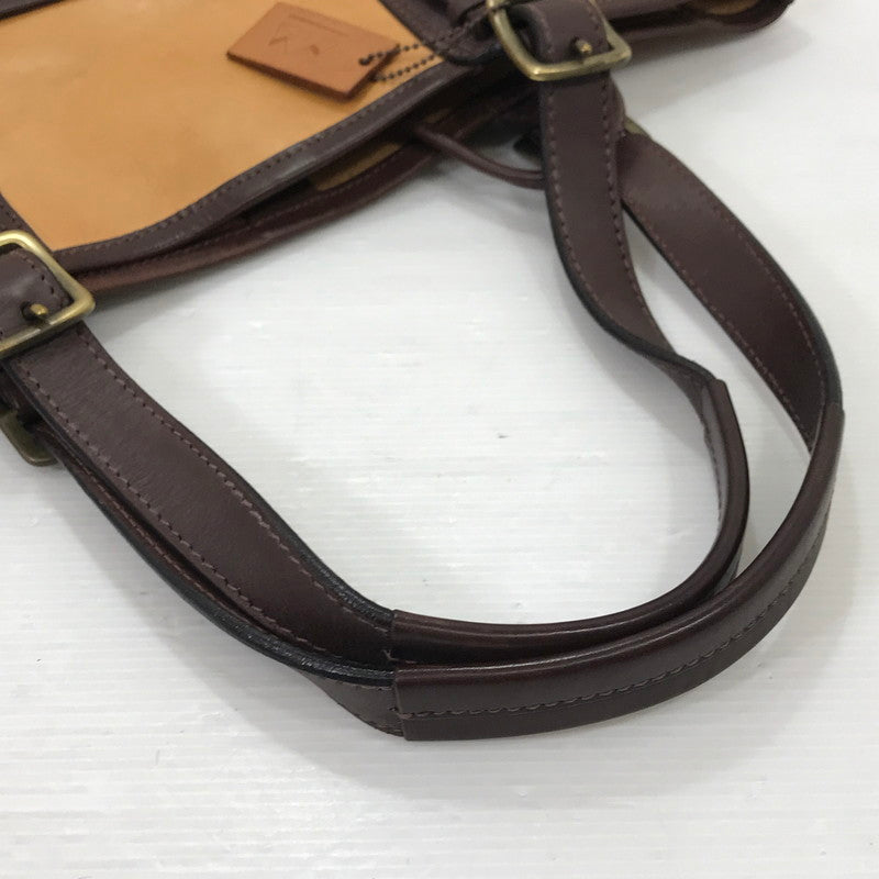 【中古品】【メンズ】 SAAD サード LEATHER TOTE BAG レザー トートバッグ カバン 188-251205-rt-20-tag カラー：ブラウン 万代Net店