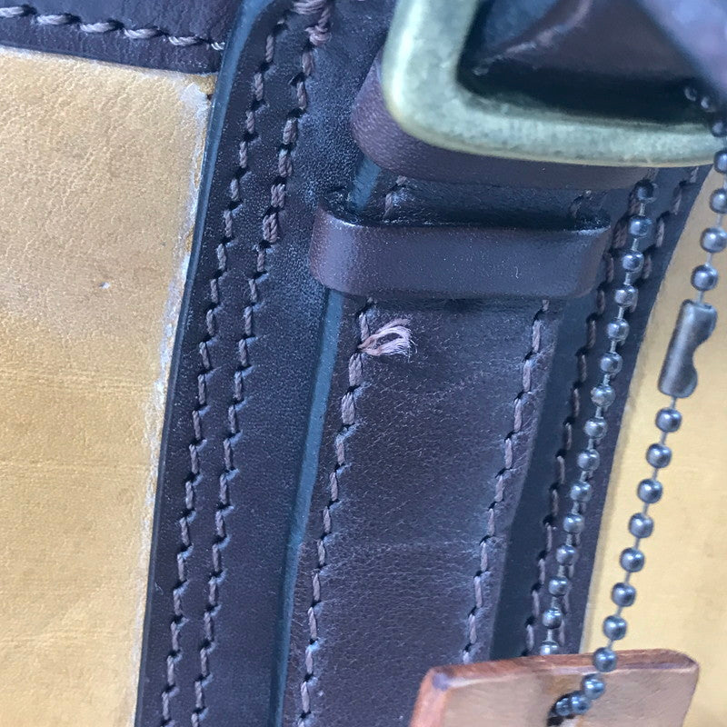 【中古品】【メンズ】 SAAD サード LEATHER TOTE BAG レザー トートバッグ カバン 188-251205-rt-20-tag カラー：ブラウン 万代Net店