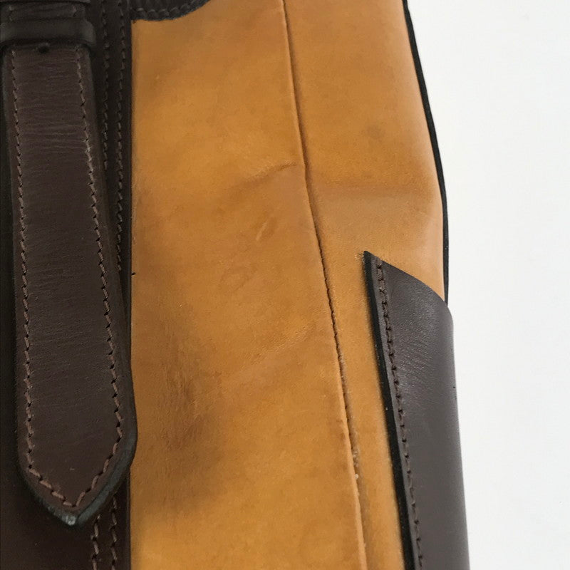 【中古品】【メンズ】 SAAD サード LEATHER TOTE BAG レザー トートバッグ カバン 188-251205-rt-20-tag カラー：ブラウン 万代Net店