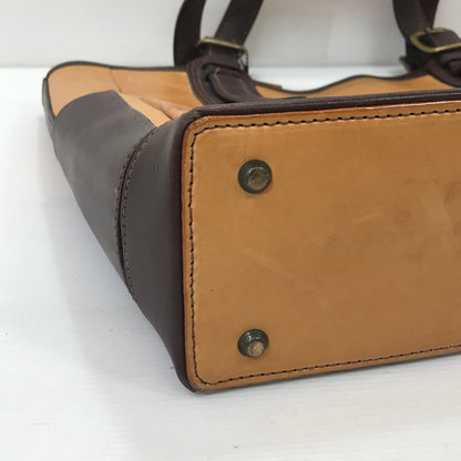 【中古品】【メンズ】 SAAD サード LEATHER TOTE BAG レザー トートバッグ カバン 188-251205-rt-20-tag カラー：ブラウン 万代Net店