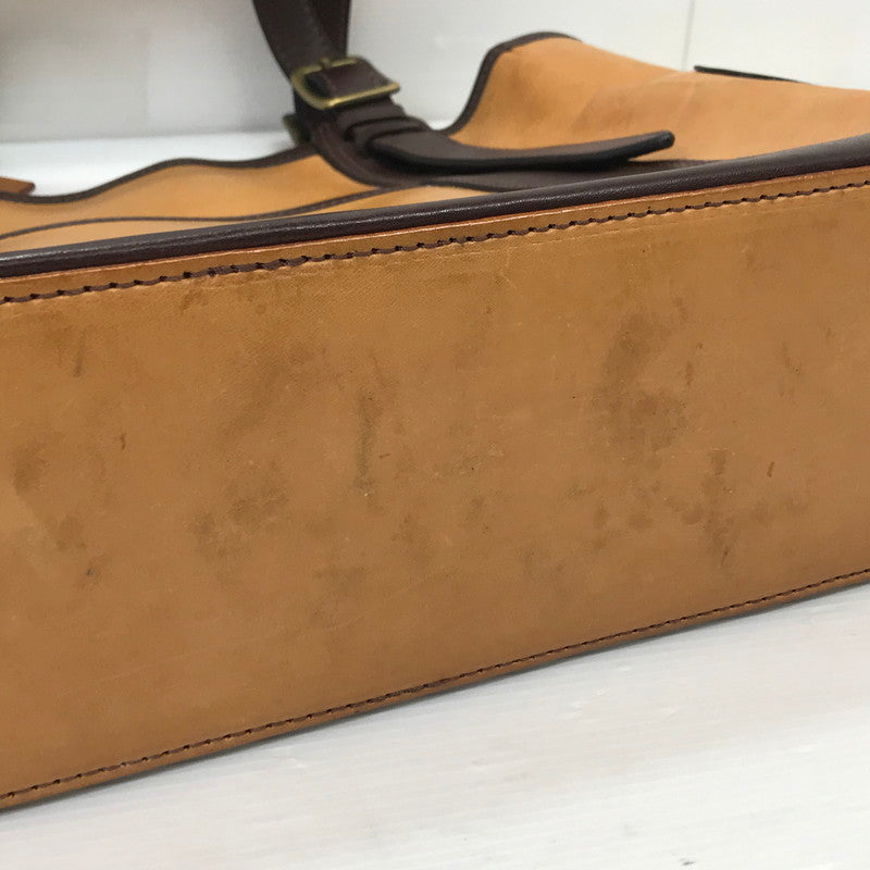 【中古品】【メンズ】 SAAD サード LEATHER TOTE BAG レザー トートバッグ カバン 188-251205-rt-20-tag カラー：ブラウン 万代Net店