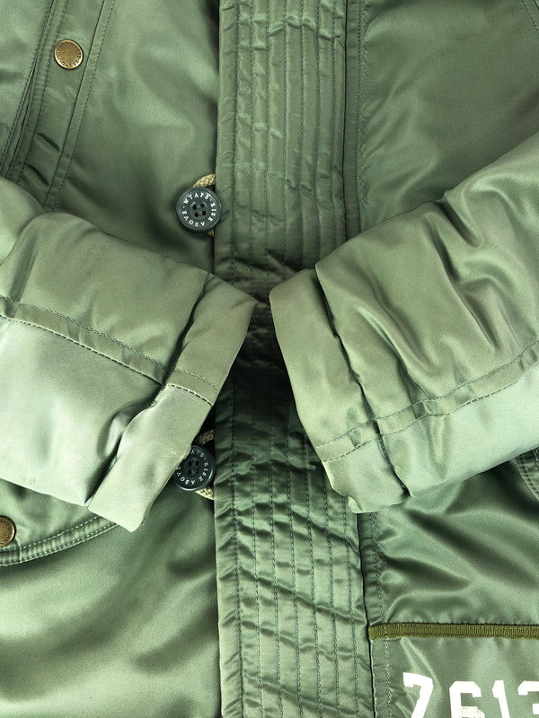 【中古品】【メンズ】 WTAPS ダブルタップス 09AW N-3B JACKET FIELD NYLON TWILL 092GWDT-JKM03 フライトジャケット アウター 142-251202-na-08-tag サイズ：M カラー：カーキ 万代Net店