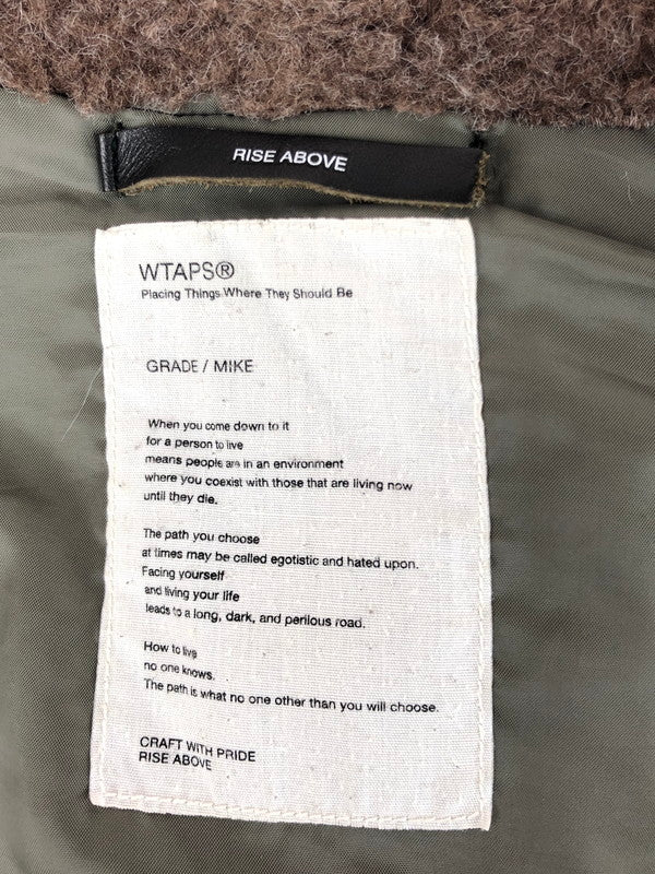 【中古品】【メンズ】 WTAPS ダブルタップス 09AW N-3B JACKET FIELD NYLON TWILL 092GWDT-JKM03 フライトジャケット アウター 142-251202-na-08-tag サイズ：M カラー：カーキ 万代Net店