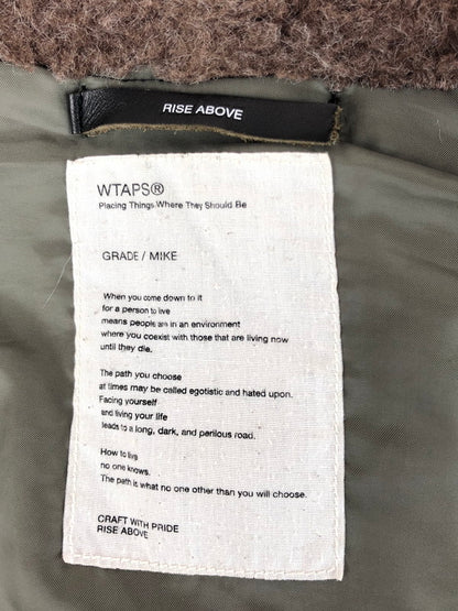 【中古品】【メンズ】 WTAPS ダブルタップス 09AW N-3B JACKET FIELD NYLON TWILL 092GWDT-JKM03 フライトジャケット アウター 142-251202-na-08-tag サイズ：M カラー：カーキ 万代Net店