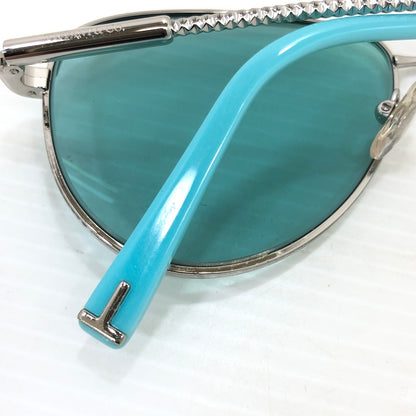 【中古品】【メンズ】 TIFFANY&Co. ティファニー ティアドロップ サングラス TF3062 アイウェア アクセサリー 203-251205-na-16-tag サイズ：57□13 140 カラー：シルバー/ブルー 万代Net店