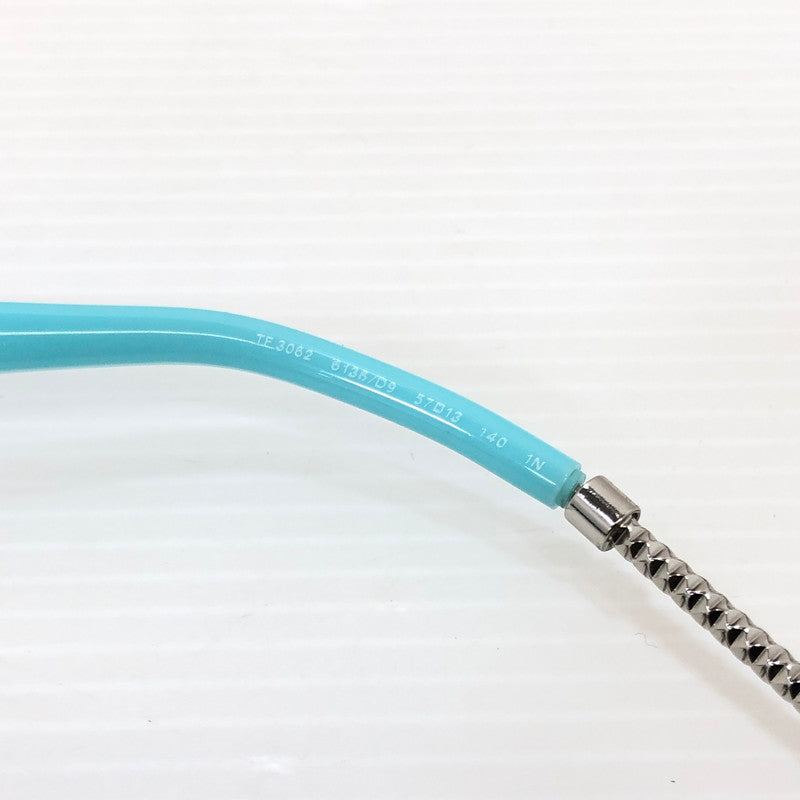 【中古品】【メンズ】 TIFFANY&Co. ティファニー ティアドロップ サングラス TF3062 アイウェア アクセサリー 203-251205-na-16-tag サイズ：57□13 140 カラー：シルバー/ブルー 万代Net店