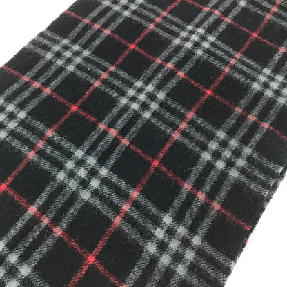 【中古品】【レディース】 BURBERRY バーバリー CASHMERE MUFFLER カシミヤ マフラー 208-260630-na-11-tagh カラー：ネイビー系 万代Net店