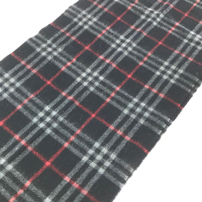 【中古品】【レディース】 BURBERRY バーバリー CASHMERE MUFFLER カシミヤ マフラー 208-260630-na-11-tagh カラー：ネイビー系 万代Net店