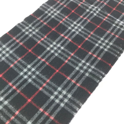 【中古品】【レディース】 BURBERRY バーバリー CASHMERE MUFFLER カシミヤ マフラー 208-260630-na-11-tagh カラー：ネイビー系 万代Net店