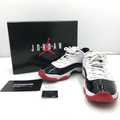 【中古品】【メンズ】 NIKE ナイキ AIR JORDAN 11 LOW GYM RED AV2187-160 エアジョーダン11 ロー スニーカー 靴 160-251205-rt-06-tag サイズ：29cm US11 カラー：WHITE/UNIVERSITY RED 万代Net店