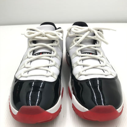 【中古品】【メンズ】 NIKE ナイキ AIR JORDAN 11 LOW GYM RED AV2187-160 エアジョーダン11 ロー スニーカー 靴 160-251205-rt-06-tag サイズ：29cm US11 カラー：WHITE/UNIVERSITY RED 万代Net店