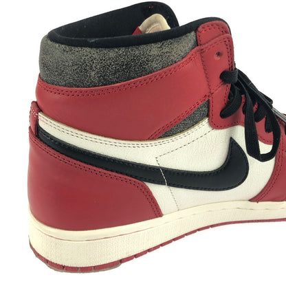 【中古品】【メンズ】 NIKE ナイキ AIR JORDAN 1 HIGH OG DZ5485-612 エアジョーダン ハイ スニーカー 靴 160-251201-na-13-tag サイズ：28.5cm US 10.5 カラー：VARSITY RED/BLACK-SAIL-MUSLIN 万代Net店