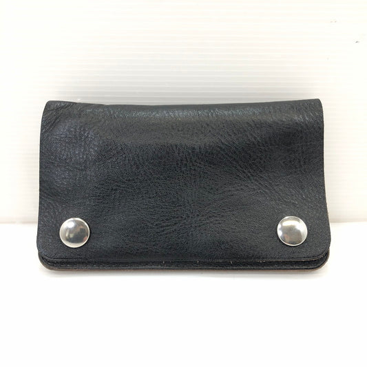 【中古品】【メンズ】 AAADAA HORSEHIDE MID-SIZE TRUCKER WALLET トラッカー ウォレット 二つ折り財布 200-251205-na-11-tag カラー：ブラック 万代Net店