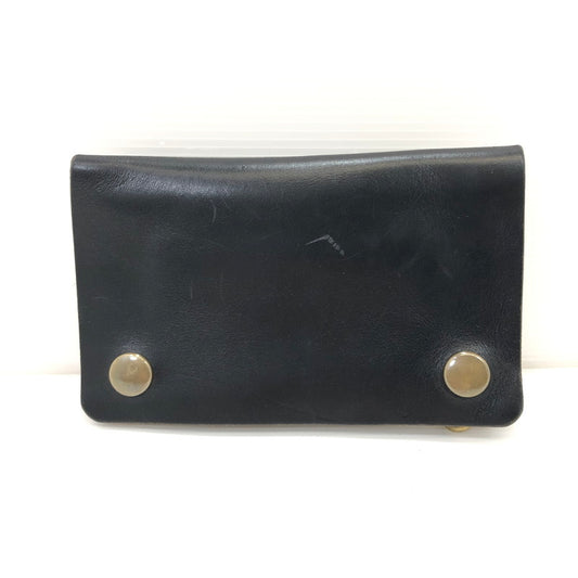 【中古品】【メンズ】 AAADAA HORSEHIDE MID-SIZE TRUCKER WALLET トラッカー ウォレット 二つ折り財布 200-251205-na-12-tag カラー：ブラック 万代Net店