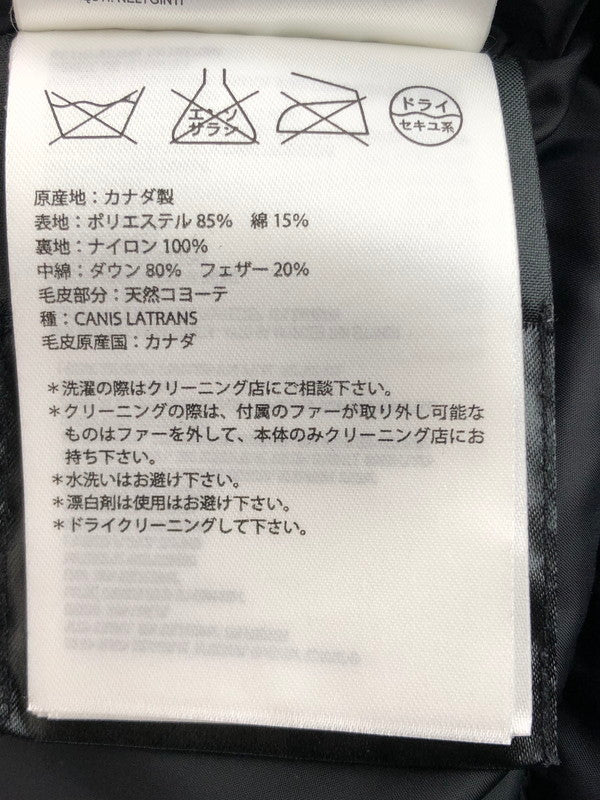 【現状渡し品】【レディース】 BRONTE PARKA 2603JL ブロンテ パーカー ダウンジャケット アウター 168-251202-na-10-tag サイズ：M カラー：ブラック 万代Net店