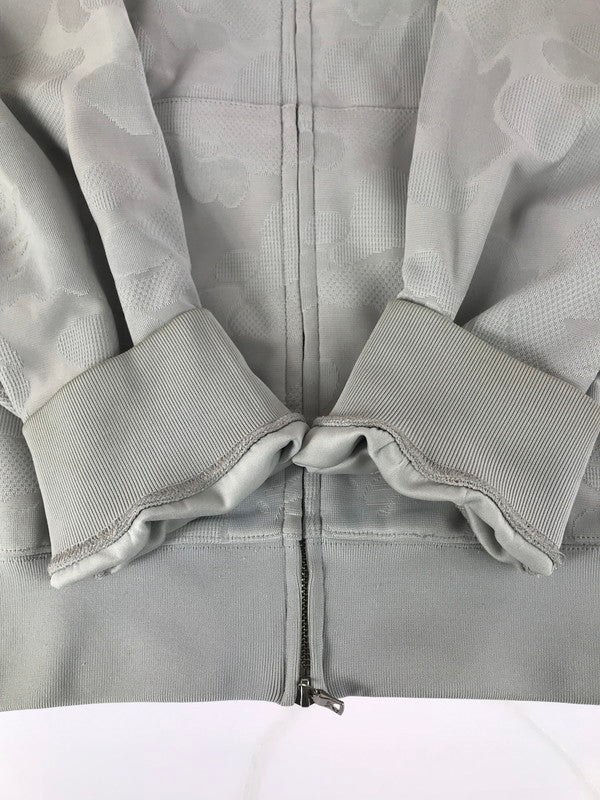 【中古品】【メンズ】 A BATHING APE アベイシングエイプ CAMO JACQUARD ZIP HOODIE 001ZPL301302M カモフラ ジャガード ジップ フーディー パーカー トップス 142-251130-rt-16-tag サイズ：XL カラー：グレー 万代Net店