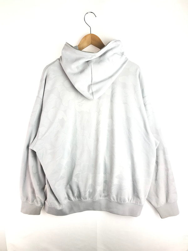 【中古品】【メンズ】 A BATHING APE アベイシングエイプ CAMO JACQUARD ZIP HOODIE 001ZPL301302M カモフラ ジャガード ジップ フーディー パーカー トップス 142-251130-rt-16-tag サイズ：XL カラー：グレー 万代Net店