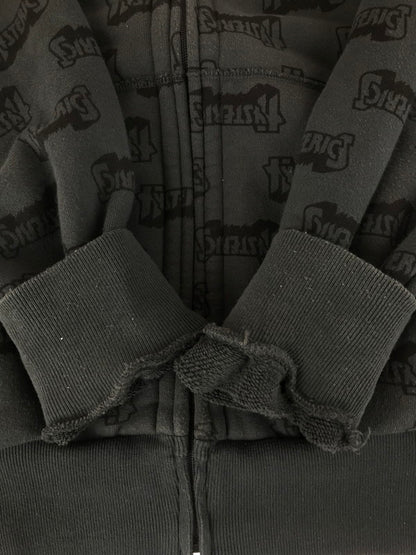 【中古品】【メンズ】 BAD ASS LOGO HOODIE 02253CF01 バッド アス ロゴ フーディー パーカー トップス 140-251130-rt-17-tag サイズ：L カラー：ブラック 万代Net店