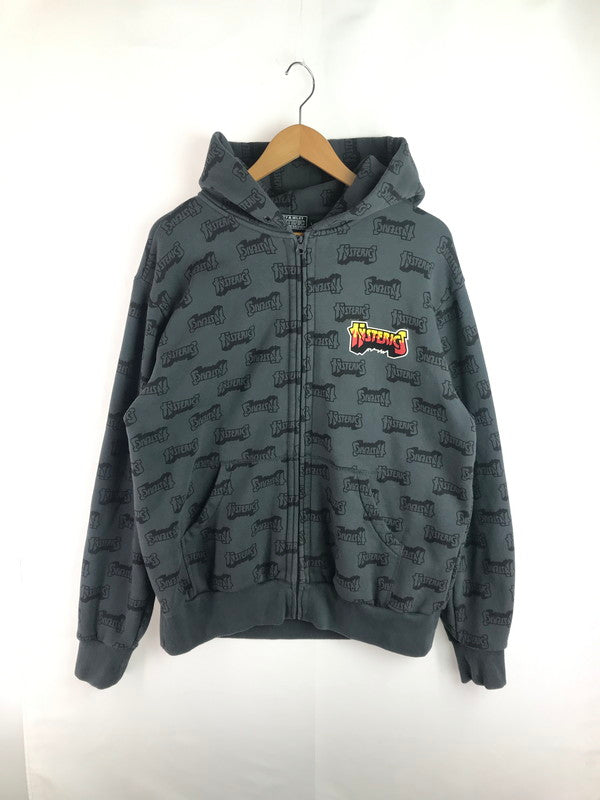 【中古品】【メンズ】 BAD ASS LOGO HOODIE 02253CF01 バッド アス ロゴ フーディー パーカー トップス 140-251130-rt-17-tag サイズ：L カラー：ブラック 万代Net店
