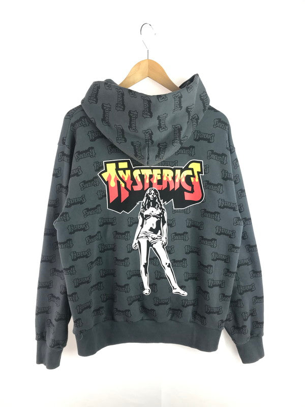 【中古品】【メンズ】 BAD ASS LOGO HOODIE 02253CF01 バッド アス ロゴ フーディー パーカー トップス 140-251130-rt-17-tag サイズ：L カラー：ブラック 万代Net店