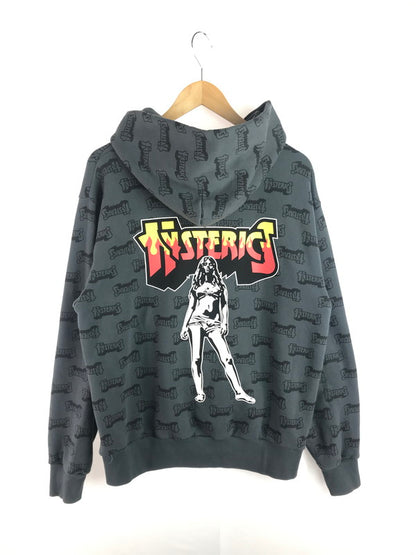 【中古品】【メンズ】 BAD ASS LOGO HOODIE 02253CF01 バッド アス ロゴ フーディー パーカー トップス 140-251130-rt-17-tag サイズ：L カラー：ブラック 万代Net店