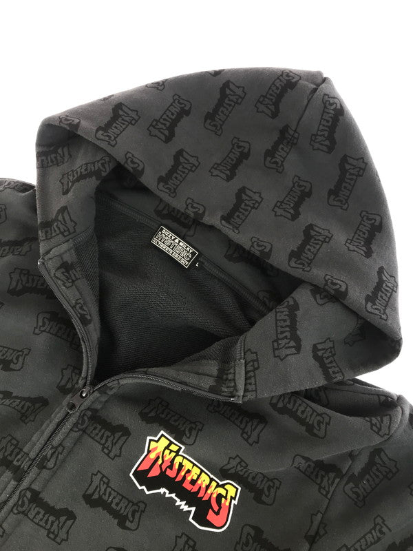 【中古品】【メンズ】 BAD ASS LOGO HOODIE 02253CF01 バッド アス ロゴ フーディー パーカー トップス 140-251130-rt-17-tag サイズ：L カラー：ブラック 万代Net店