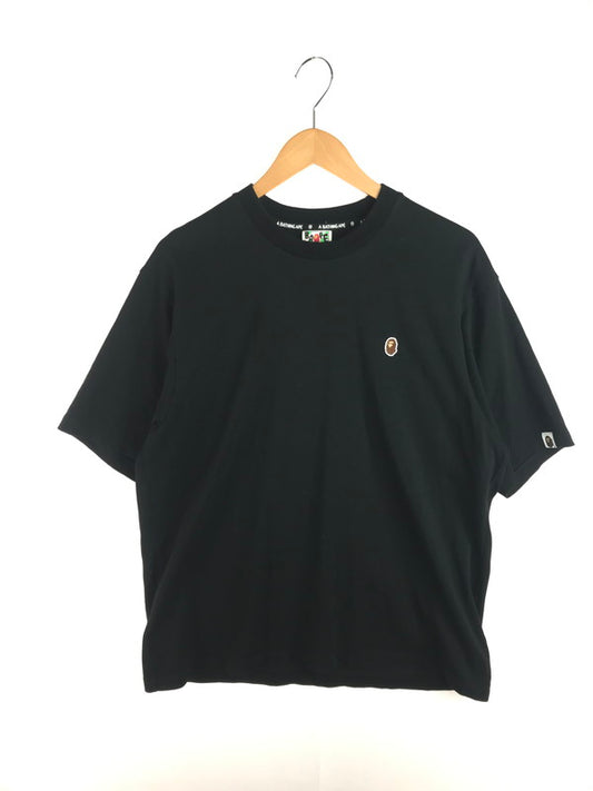 【中古品】【メンズ】 A BATHING APE アベイシングエイプ ONE POINT RELAXED FIT TEE 001TEL801301M ワンポイント リラックスフィット Tシャツ トップス 142-251130-rt-12-tag サイズ：M カラー：ブラック 万代Net店