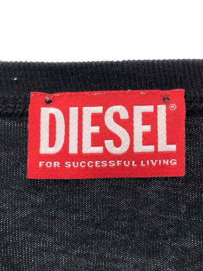 【中古品】【メンズ】 DIESEL ディーゼル T-ADJUST-OD A17880 ワンポイント ロゴ ショートスリーブTシャツ トップス 141-260627-rt-01-tagh サイズ：XL カラー：ブラック 万代Net店