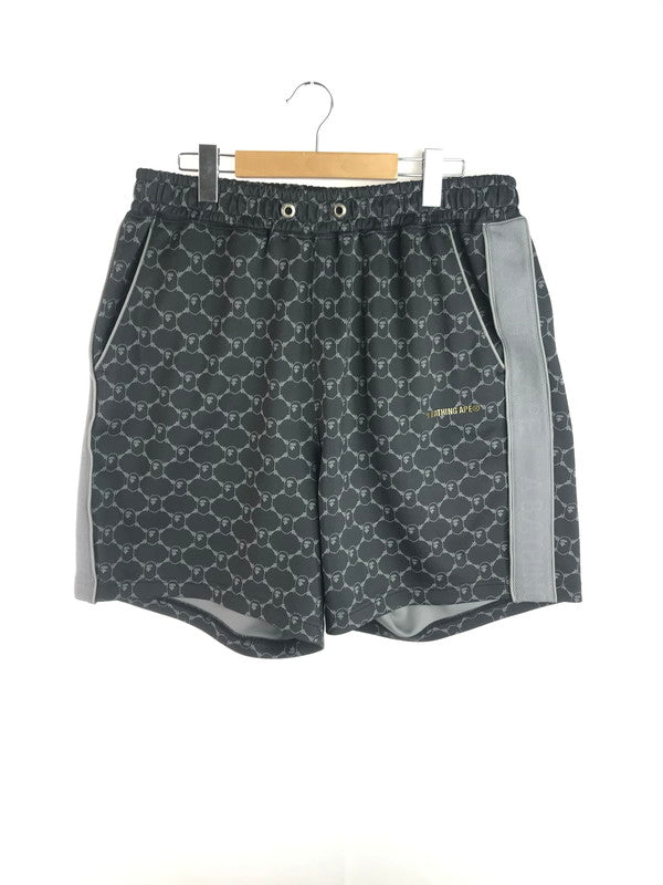【中古品】【メンズ】 A BATHING APE アベイシングエイプ COLLEGE MONGRAM SHORT 001SPL301320M カレッジ モノグラム ショートパンツ ボトムス 153-251130-rt-20-tag サイズ：XL カラー：ブラック 万代Net店