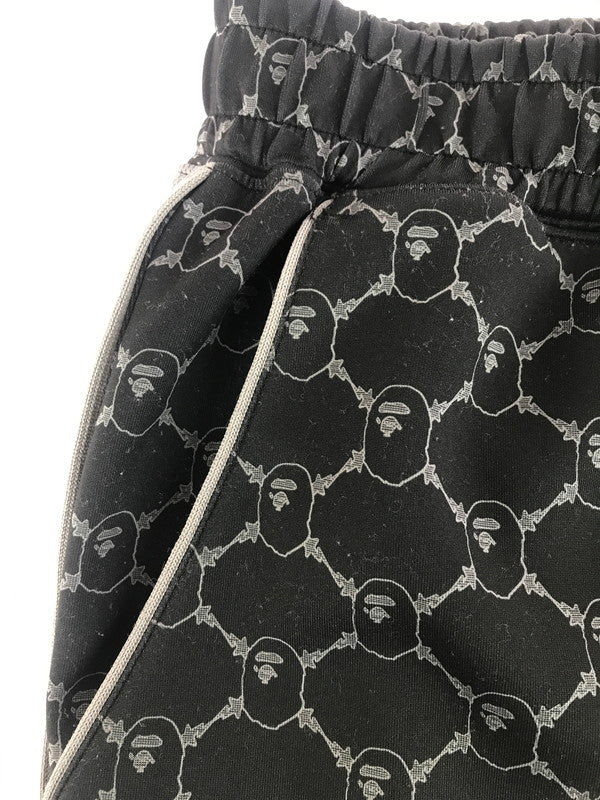 【中古品】【メンズ】 A BATHING APE アベイシングエイプ COLLEGE MONGRAM SHORT 001SPL301320M カレッジ モノグラム ショートパンツ ボトムス 153-251130-rt-20-tag サイズ：XL カラー：ブラック 万代Net店