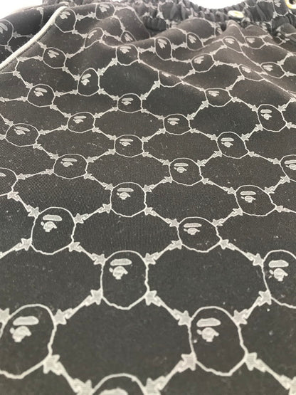 【中古品】【メンズ】 A BATHING APE アベイシングエイプ COLLEGE MONGRAM SHORT 001SPL301320M カレッジ モノグラム ショートパンツ ボトムス 153-251130-rt-20-tag サイズ：XL カラー：ブラック 万代Net店