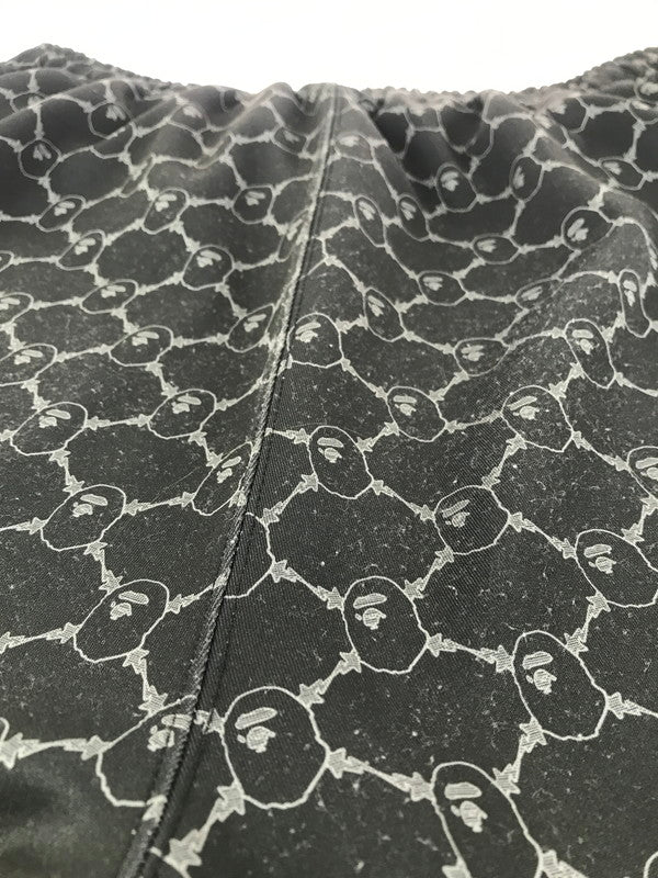 【中古品】【メンズ】 A BATHING APE アベイシングエイプ COLLEGE MONGRAM SHORT 001SPL301320M カレッジ モノグラム ショートパンツ ボトムス 153-251130-rt-20-tag サイズ：XL カラー：ブラック 万代Net店