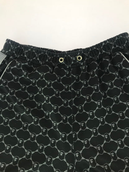 【中古品】【メンズ】 A BATHING APE アベイシングエイプ COLLEGE MONGRAM SHORT 001SPL301320M カレッジ モノグラム ショートパンツ ボトムス 153-251130-rt-20-tag サイズ：XL カラー：ブラック 万代Net店