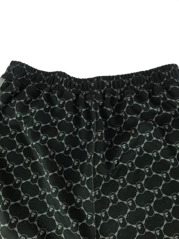 【中古品】【メンズ】 A BATHING APE アベイシングエイプ COLLEGE MONGRAM SHORT 001SPL301320M カレッジ モノグラム ショートパンツ ボトムス 153-251130-rt-20-tag サイズ：XL カラー：ブラック 万代Net店