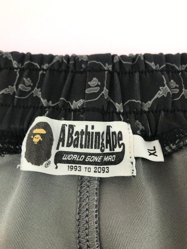 【中古品】【メンズ】 A BATHING APE アベイシングエイプ COLLEGE MONGRAM SHORT 001SPL301320M カレッジ モノグラム ショートパンツ ボトムス 153-251130-rt-20-tag サイズ：XL カラー：ブラック 万代Net店