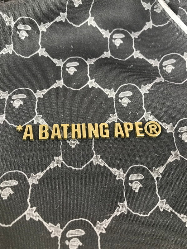 【中古品】【メンズ】 A BATHING APE アベイシングエイプ COLLEGE MONGRAM SHORT 001SPL301320M カレッジ モノグラム ショートパンツ ボトムス 153-251130-rt-20-tag サイズ：XL カラー：ブラック 万代Net店