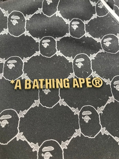 【中古品】【メンズ】 A BATHING APE アベイシングエイプ COLLEGE MONGRAM SHORT 001SPL301320M カレッジ モノグラム ショートパンツ ボトムス 153-251130-rt-20-tag サイズ：XL カラー：ブラック 万代Net店