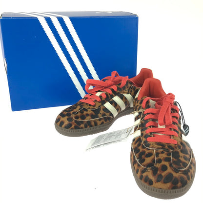 【中古美品】【レディース】 adidas アディダス SAMBA OG W LEOPARD PRELOVED RED JI2734 サンバ オージー スニーカー 靴 166-251205-rt-09-tag サイズ：23cm US6 カラー：マルチカラー 万代Net店