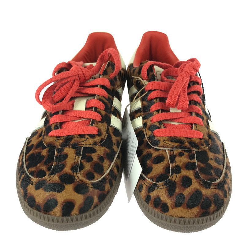 【中古美品】【レディース】 adidas アディダス SAMBA OG W LEOPARD PRELOVED RED JI2734 サンバ オージー スニーカー 靴 166-251205-rt-09-tag サイズ：23cm US6 カラー：マルチカラー 万代Net店