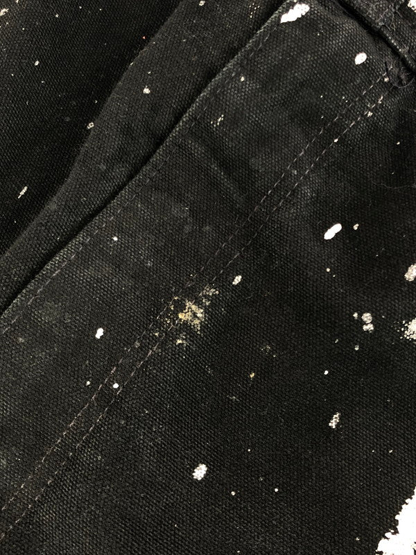 【中古品】【メンズ】 00’S PAINT DOUBLE KNEE DUCK OVERALLS R19 BLK 00年代 ペイント ダブル ニー ダック オーバーオール 157-251202-na-02-tag サイズ：32×30 カラー：ブラック 万代Net店