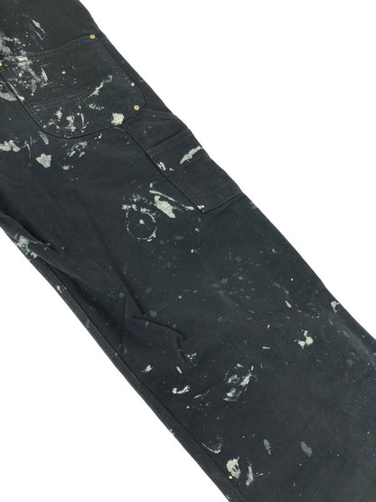 【中古品】【メンズ】 00’S PAINT DOUBLE KNEE DUCK OVERALLS R19 BLK 00年代 ペイント ダブル ニー ダック オーバーオール 157-251202-na-02-tag サイズ：32×30 カラー：ブラック 万代Net店