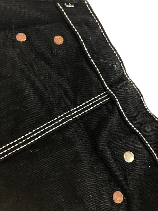 【中古品】【メンズ】 00’S PAINT DOUBLE KNEE DUCK OVERALLS R19 BLK 00年代 ペイント ダブル ニー ダック オーバーオール 157-251202-na-02-tag サイズ：32×30 カラー：ブラック 万代Net店