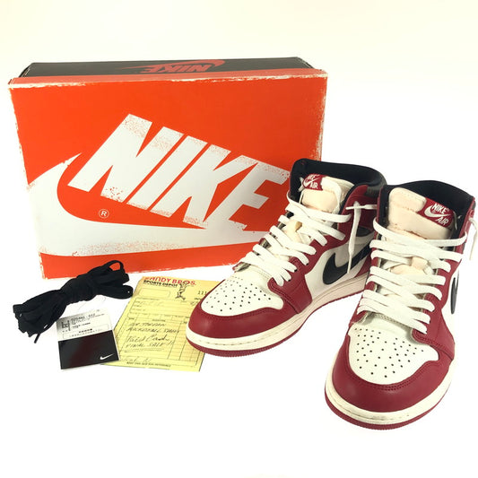 【中古品】【メンズ】 NIKE ナイキ AIR JORDAN 1 HIGH OG DZ5485-612 エアジョーダン 1 ハイ スニーカー 靴 160-251201-na-12-tag サイズ：27cm US 9 カラー：VARSITY RED/BLACK-SAIL-MUSLIN 万代Net店