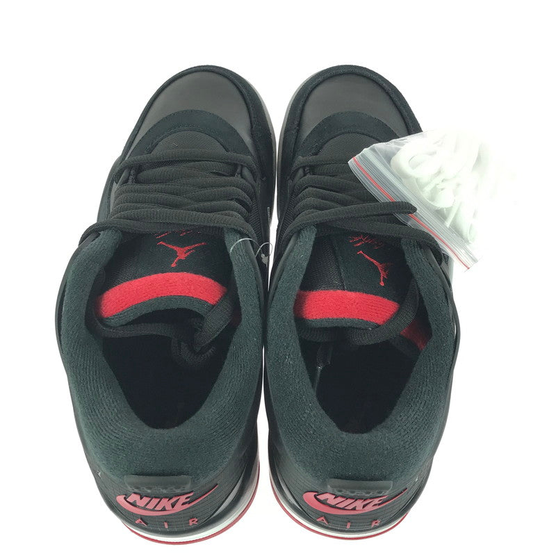 【中古品】【メンズ】 NIKE ナイキ AIR JORDAN 4 RM FQ7939-061 エアジョーダン 4 RM スニーカー 靴 160-251201-na-08-tag サイズ：28cm US 10 カラー：BLACK/VARSITY RED/WOLF GREY/WHITE 万代Net店